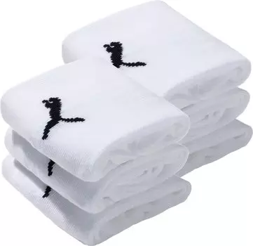 Носки Puma Socks Unisex Sneaker 6 шт, белый