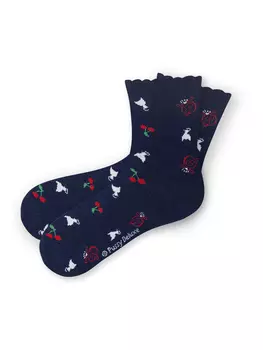 Носки Pussy Deluxe Cherry Logos & Cats 3 Pack Socks, разноцветный
