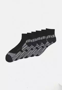 Носки QUARTER MULTISPORT UNISEX 6 PACK Fila, цвет black