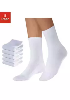 Носки рабочие ходовые (упаковка 5 пар) для медицинских профессий Go In, белый