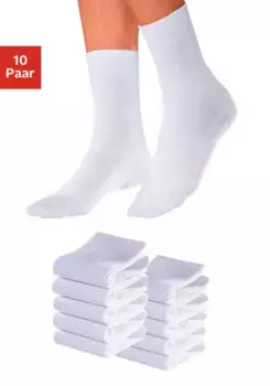 Носки рабочие (упаковка 10 пар) для медицинских профессий Go In, белый