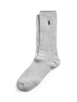 Носки Ralph Lauren Polo Ralph Lauren Ribbed Cotton, серый