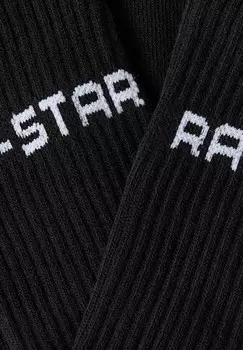 Носки RAW TENNIS 2ER PACK LOGO G-STAR, черный