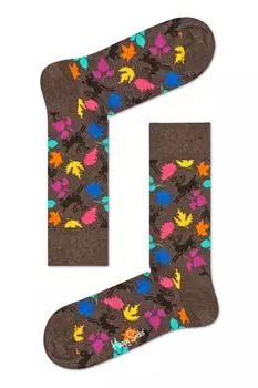 Носки - Разноцветные - Графика Happy Socks, разноцветный