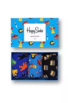 Носки - Разноцветные - Графика Happy Socks, разноцветный