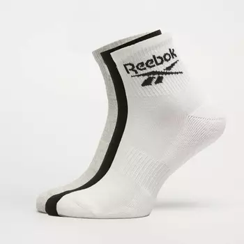 Носки Reebok, 3 пары, многоцветный