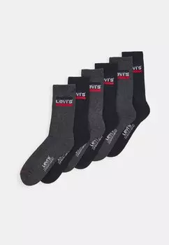 Носки REGULAR CUT 6P Levi's, серый