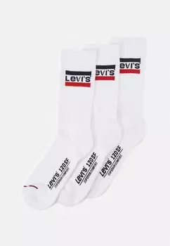 Носки REGULAR CUT LOGO 3 PACK Levi's, белый