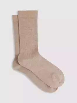 Носки Reiss Felicia Ribbed, цвет oatmeal