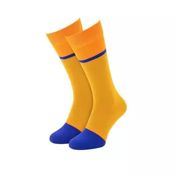 Носки Remember Kniestrmpfe Modell 10, цвет Gelb | Blau