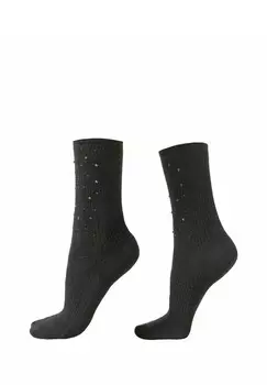 Носки RHINESTONES Calzedonia, антрацит