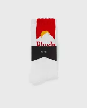 Носки Rhude Rhude Moonlight Sock, цвет white/red