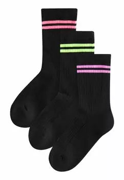Носки RICH CUSHIONED FOOTBED ANKLE 3 PACK Next, цвет black