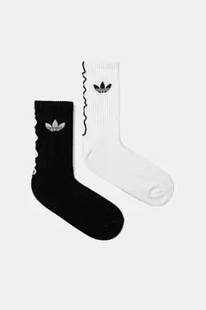 Носки Ruffle Crew 2 пары Adidas Originals, белый