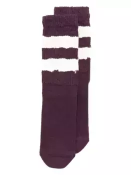 Носки с эффектом потертости GOLDEN GOOSE, фиолетовый