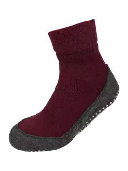 Носки с эластичными манжетами в рубчик модель "COSYSHOES" Falke, бордо