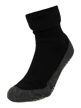 Носки с эластичными манжетами в рубчик модель "COSYSHOES" Falke, черный