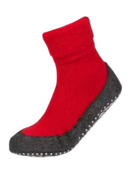 Носки с эластичными манжетами в рубчик модель "COSYSHOES" Falke, красный