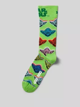 Носки с этикеткой-швом модель «Звездные войны» Happy Socks, зеленый