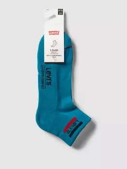 Носки с этикеткой, в упаковке 2 шт Levi's, цвет морской волны