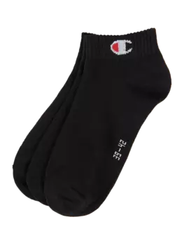 Носки с этикеткой, в упаковке 3 шт., модель Quarter Sock CHAMPION, черный