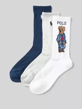 Носки с этикеткой в упаковке по 3 шт Polo Ralph Lauren