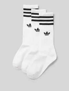 Носки с этикеткой в упаковке по 3 шт adidas Originals, белый