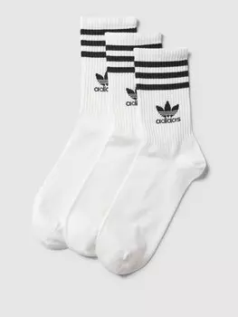 Носки с этикеткой в упаковке по 3 шт adidas Originals, белый