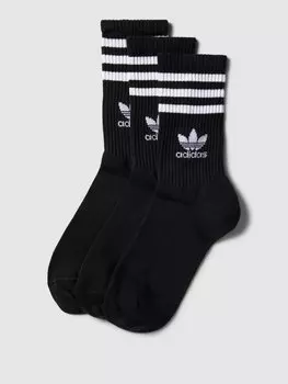 Носки с этикеткой в упаковке по 3 шт adidas Originals, черный
