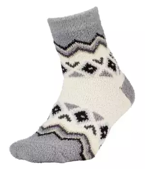 Носки с бриллиантами для взрослых Northeast Outfitters Cosy Cabin для взрослых, цвет Grey Solid