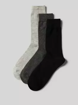 Носки с добавлением эластичных волокон, модель «RAFAEL», в упаковке 3 шт Jack & Jones, темно-серый