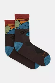 Носки с добавлением шерсти Darn Tough, коричневый