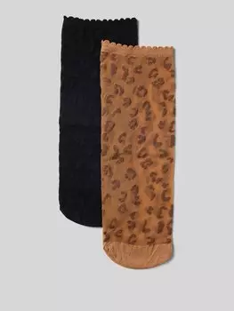 Носки с фактурным рисунком в упаковке 2 шт Review, черный