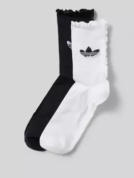 Носки с фестончатым краем в упаковке 2 шт adidas Originals, белый