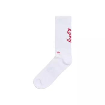Носки с классическим логотипом Kith x Coca-Cola, цвет Белый