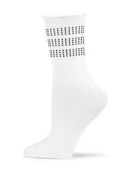 Носки с кристаллами Cynthia Rowley, черный