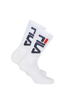 Носки с логотипом - 2 пары Fila, белый