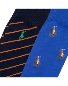 Носки с логотипом, 2 пары Polo Ralph Lauren, мультиколор