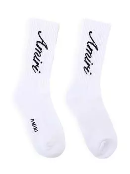 Носки с логотипом Amiri, белый