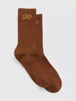 Носки с логотипом Gap, коричневый