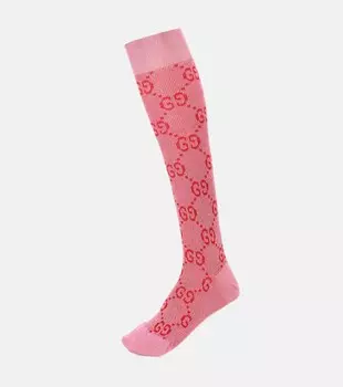 Носки с логотипом GG Gucci, розовый