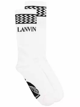 Носки с логотипом Lanvin, белый