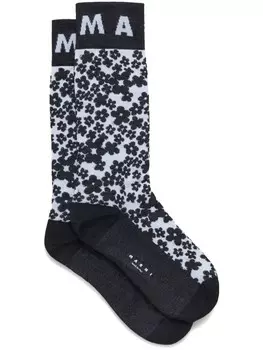 Носки с логотипом Marni, черный