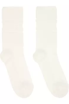Носки с логотипом Pile Sacai, белый