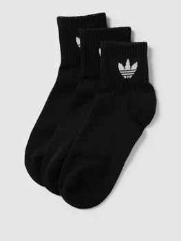 Носки с логотипом в упаковке 3 шт adidas Originals, черный