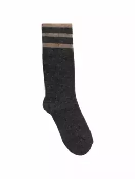 Носки с люрексом Brunello Cucinelli, серый