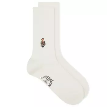 Носки с медведями Rostersox, белый