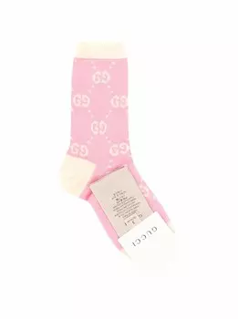 Носки с монограммой Gucci, розовый