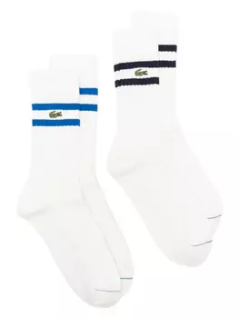 Носки с нашивкой-логотипом (упаковка из двух пар) Lacoste, белый
