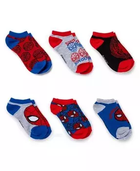 Носки с низкой посадкой Big Boys, 6 шт Marvel, мультиколор